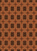 Patterned Orange Red Orange Rug, pat2217org