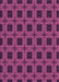 Machine Washable Transitional Magenta Pink Rug, wshpat2217pur