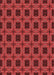 Patterned Cranberry Red Rug, pat2217rd