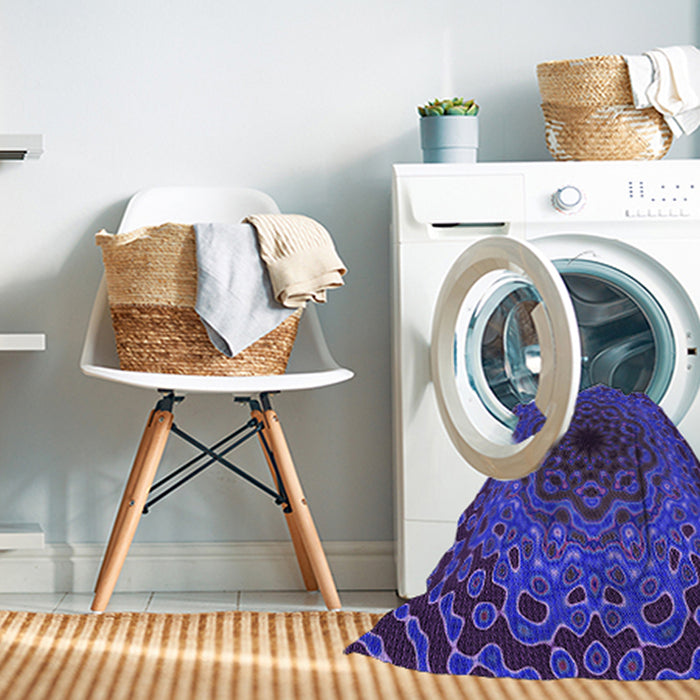 Machine Washable Transitional Purple Rug in a Washing Machine, wshpat2218pur