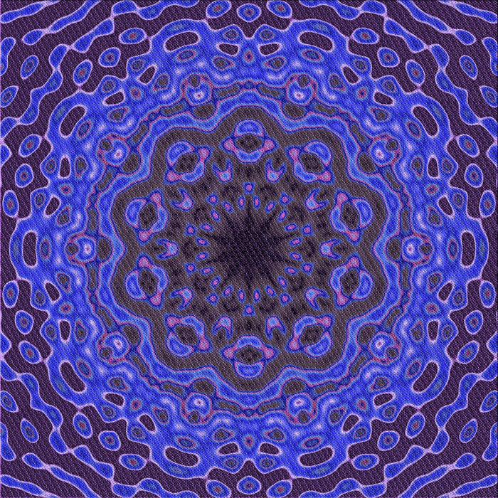 Round Patterned Purple Rug, pat2218pur