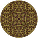 Square Patterned Red Rug, pat2219org