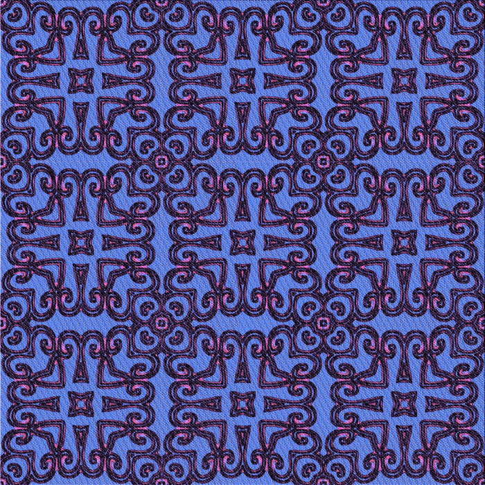 Round Machine Washable Transitional Blue Rug, wshpat2219pur