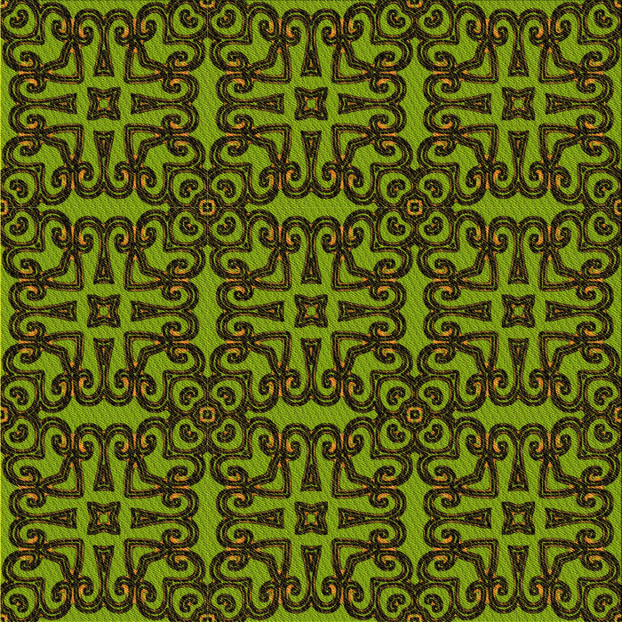 Round Patterned Red Rug, pat2219yw