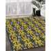 Machine Washable Transitional Brass Green Rug in a Family Room, wshpat221