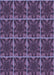 Patterned Plum Purple Rug, pat2220blu