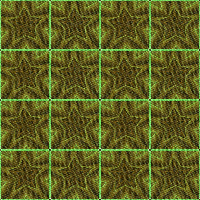 Round Patterned Bakers Brown Rug, pat2220grn