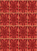 Patterned Red Rug, pat2220org