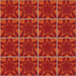 Sideview of Machine Washable Transitional Orange Rug, wshpat2220