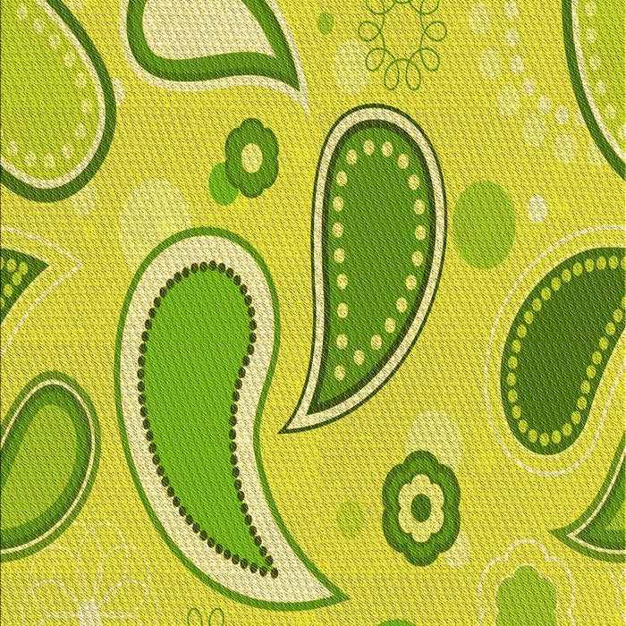 Machine Washable Transitional Pistachio Green Rug, wshpat2221yw
