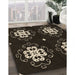 Machine Washable Transitional Black Rug in a Family Room, wshpat2222brn