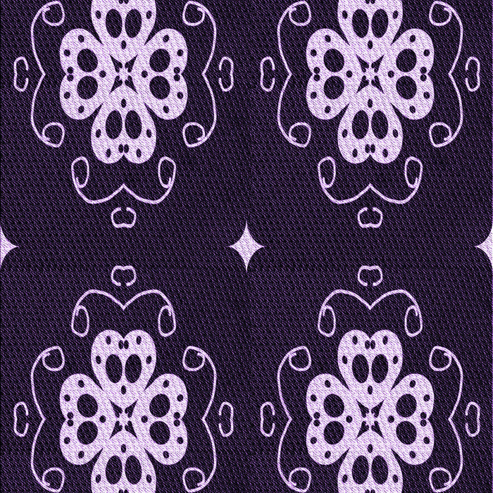 Patterned Purple Sage Bush Purple Rug, pat2222pur