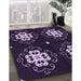 Machine Washable Transitional Purple Sage Bush Purple Rug in a Family Room, wshpat2222pur