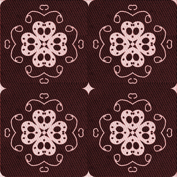 Round Machine Washable Transitional Chocolate Brown Rug, wshpat2222rd