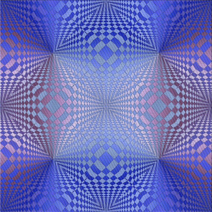 Round Patterned Sky Blue Rug, pat2223blu