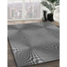 Patterned Gray Rug in Family Room, pat2223gry