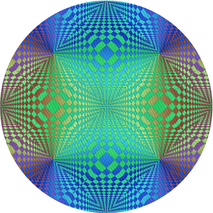 Square Machine Washable Transitional Deep Periwinkle Purple Rug in a Living Room, wshpat2223lblu