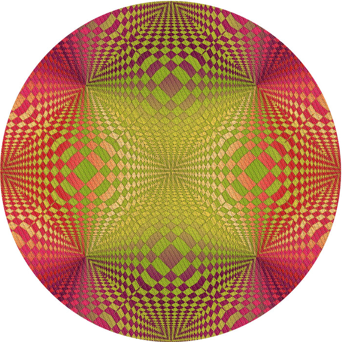 Square Machine Washable Transitional Crimson Red Rug in a Living Room, wshpat2223org