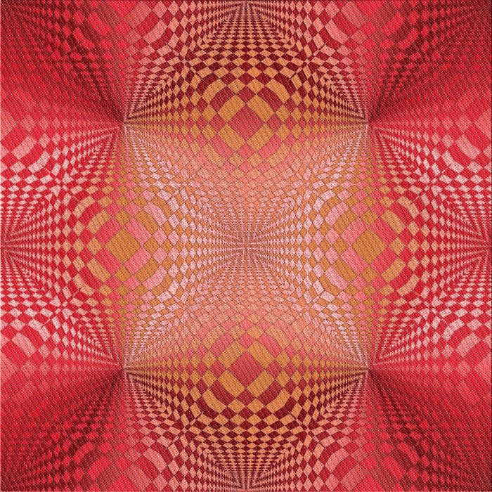 Round Machine Washable Transitional Red Rug, wshpat2223rd