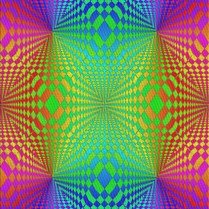 Patterned Violet Red Pink Modern Rug, pat2223