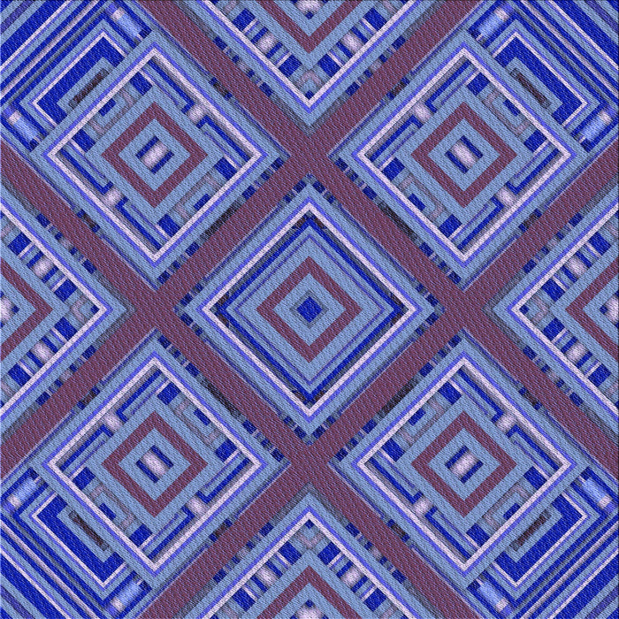 Round Patterned Amethyst Purple Rug, pat2224blu