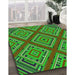 Machine Washable Transitional Lime Green Rug in a Family Room, wshpat2224grn