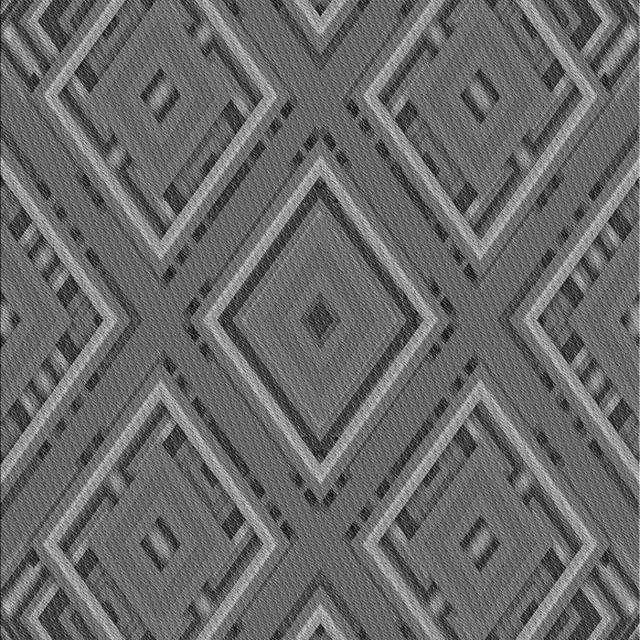 Machine Washable Transitional Gray Rug, wshpat2224gry