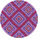 Square Machine Washable Transitional Dark Magenta Purple Rug in a Living Room, wshpat2224pur