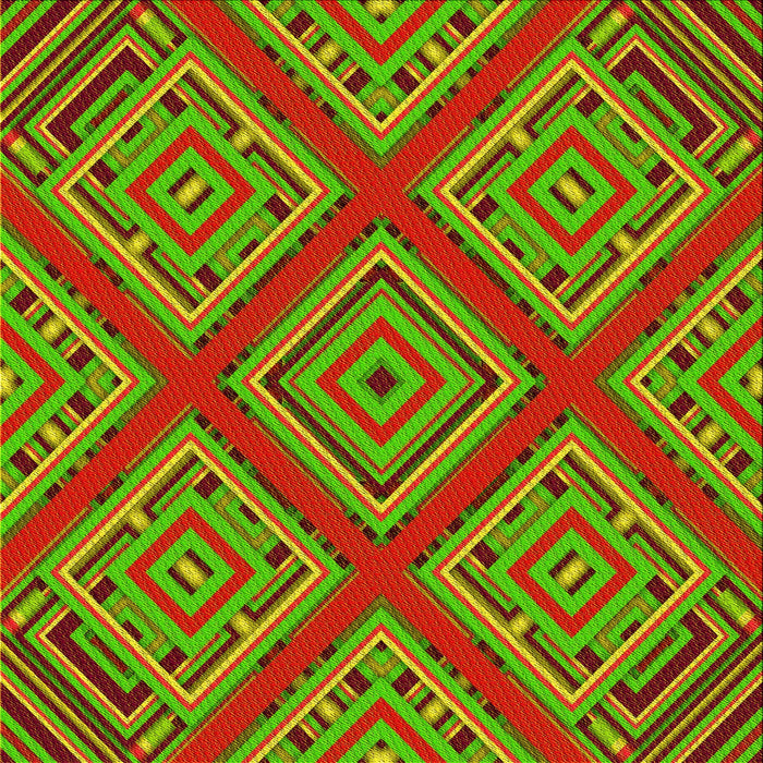 Round Patterned Green Rug, pat2224yw