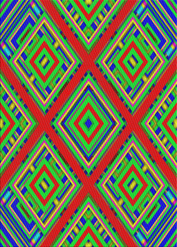 Patterned Burnt Pink Modern Rug, pat2224