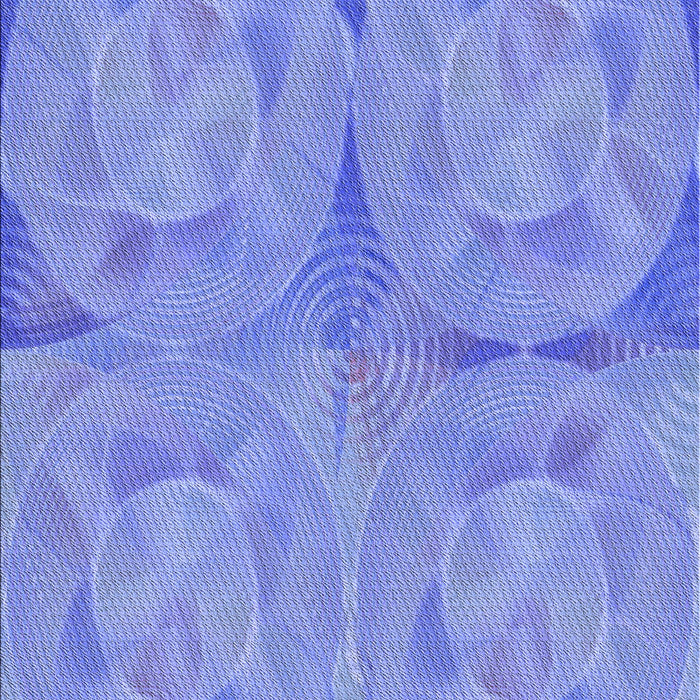 Patterned Denim Blue Rug, pat2225blu