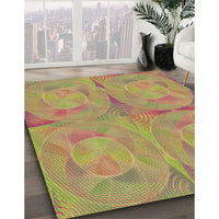 Patterned Brown Rug, pat2225brn