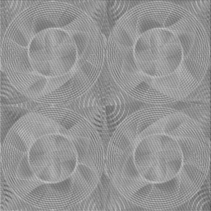 Round Machine Washable Transitional Platinum Gray Rug, wshpat2225gry