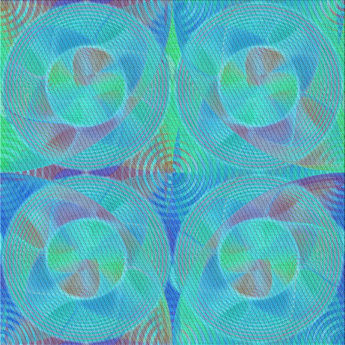 Round Machine Washable Transitional Blue Ivy Blue Rug, wshpat2225lblu