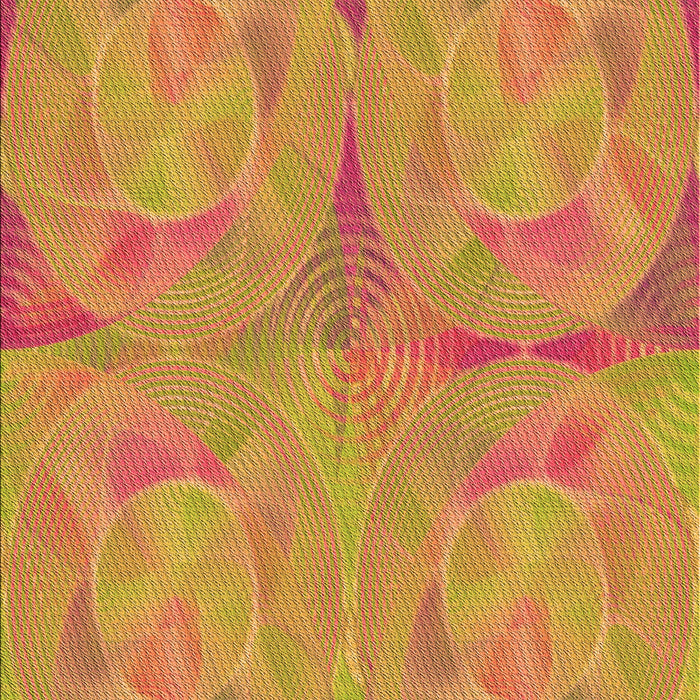 Patterned Yellow Rug, pat2225org