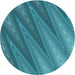 Square Patterned Bright Turquoise Blue Rug, pat2226lblu