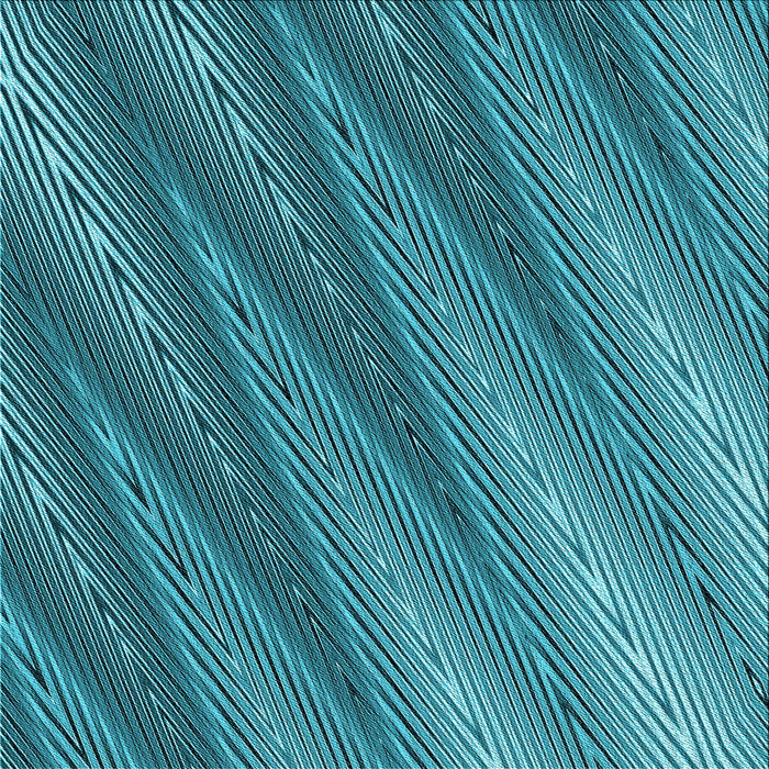 Round Patterned Bright Turquoise Blue Rug, pat2226lblu