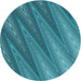 Square Machine Washable Transitional Bright Turquoise Blue Rug in a Living Room, wshpat2226lblu