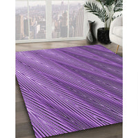 Patterned Purple Rug, pat2226pur