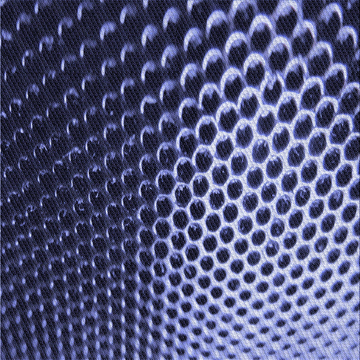 Round Machine Washable Transitional Night Blue Rug, wshpat2227blu