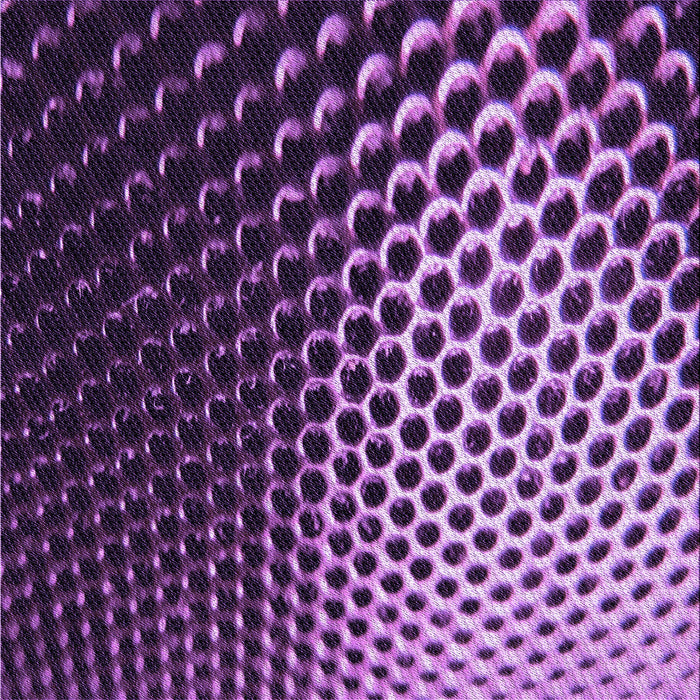 Round Patterned Purple Rug, pat2227pur