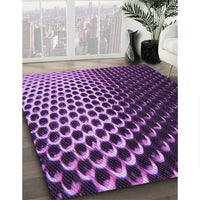 Patterned Purple Rug, pat2227pur