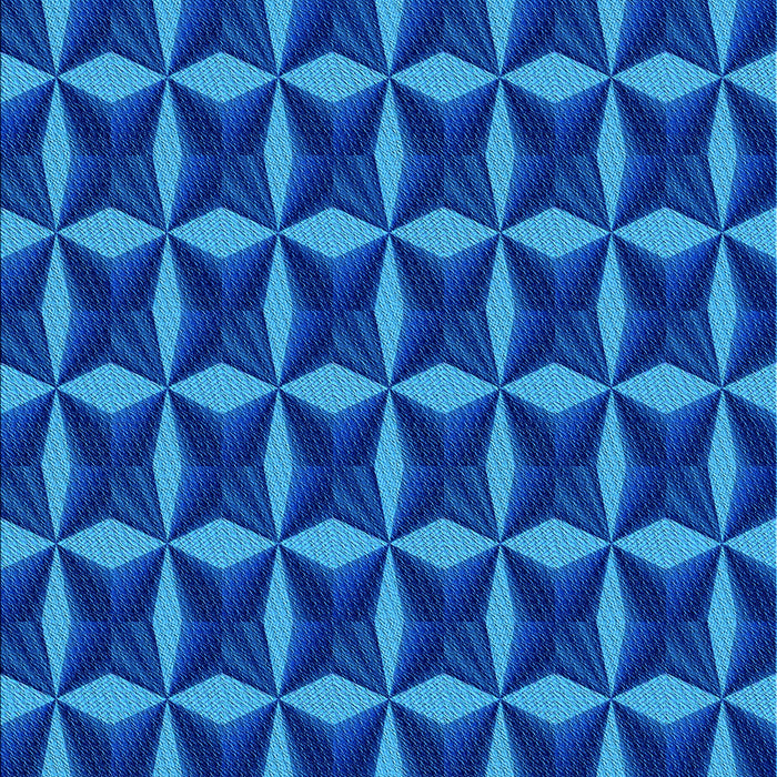 Machine Washable Transitional Cobalt Blue Rug, wshpat2228lblu