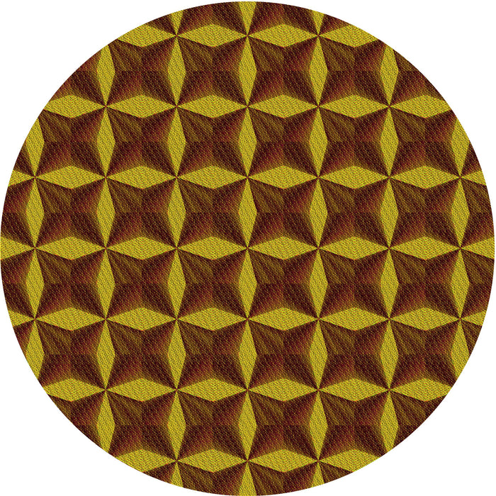 Square Patterned Maroon Red Rug, pat2228yw