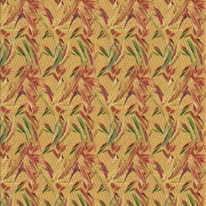 Machine Washable Transitional Yellow Rug, wshpat2229brn