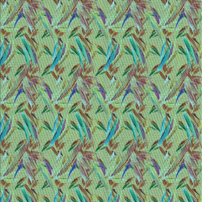 Machine Washable Transitional Green Rug, wshpat2229lblu