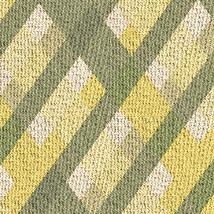 Machine Washable Transitional Brass Green Rug, wshpat223brn