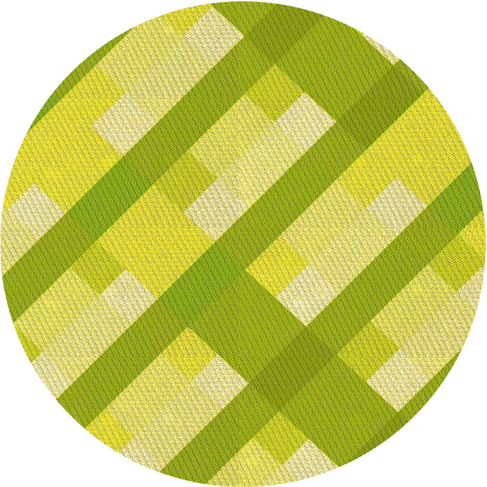Square Machine Washable Transitional Pistachio Green Rug in a Living Room, wshpat223yw