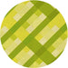 Square Machine Washable Transitional Pistachio Green Rug in a Living Room, wshpat223yw