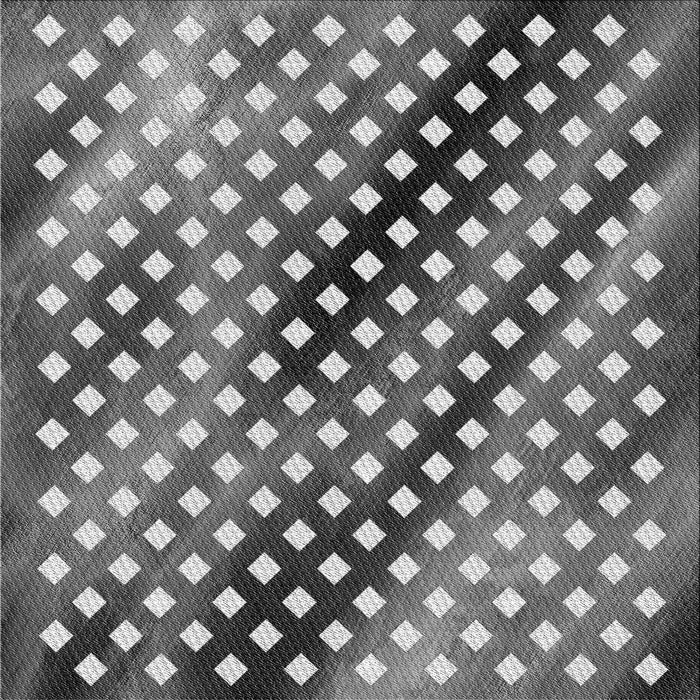 Round Patterned Dark Gray Rug, pat2230gry